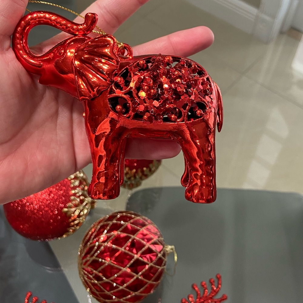 🔴 Christmas tree ornaments (17 in total) - Picture 10 of 16